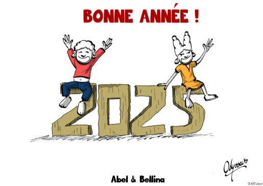 Bonne année - illustration d'Odysseus