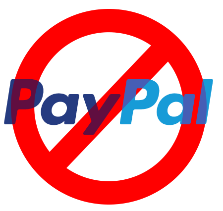 Je n'accepte plus les règlements par PayPal